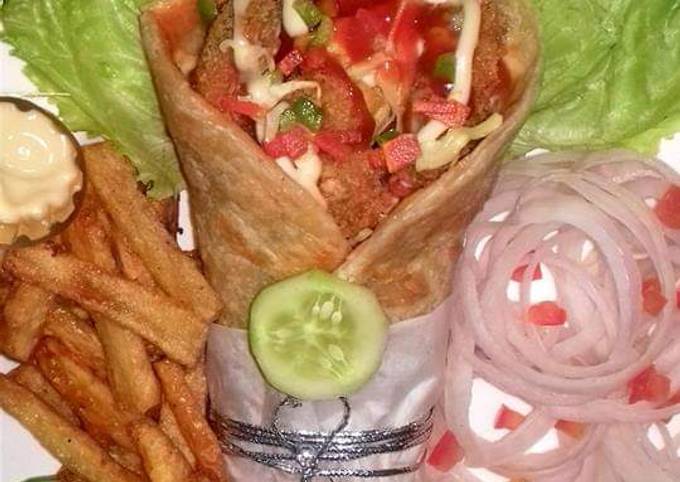 Recipe of Award-winning Zinger Shawarma