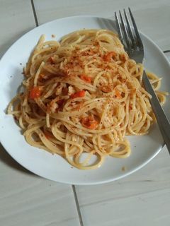 Foto resep Spaghetti aglio e olio simpel banget