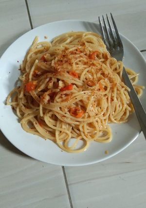 Foto resep Spaghetti aglio e olio simpel banget