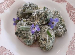 Foto di Gnudi di borragine