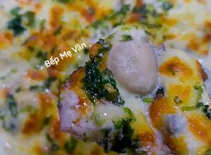 Hình của món Hàu nướng phô mai.