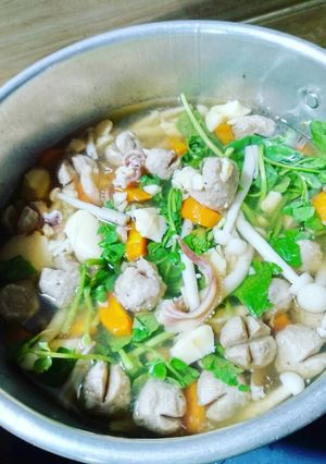 Hình của món 🍲 Lẩu bò viên.