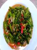 ผักบุ้งผัดกะปิ