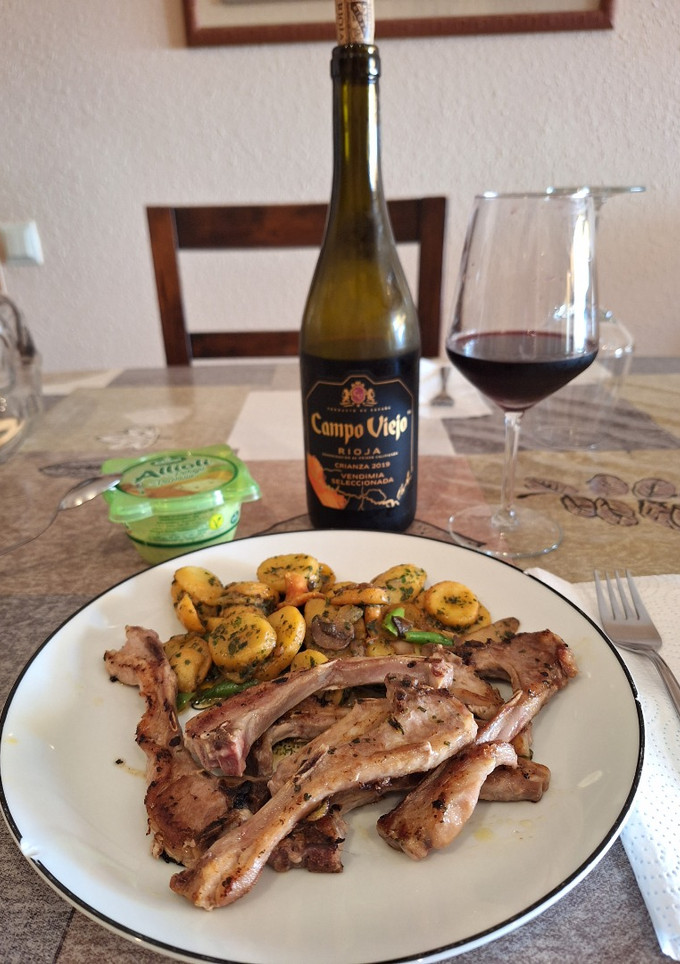 Una foto de Chuletas de cabrito