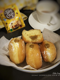 Foto resep Donat Bomboloni isi krim kopi
