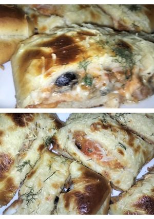صورة لوصفة سندويتشات البيتزا بعجينة قطنية وبنة😋لا تقاوم