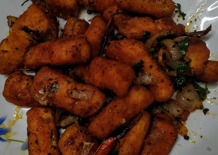 Paper like crunchy paneer