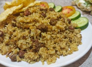 Foto resep Nasi Goreng Kambing Bumbu Rempah Ala Kebon Sirih