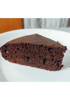 Hình của món Brownie với dầu oliu (dairy-free).