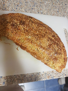 Una foto de Empanada de pato y pera