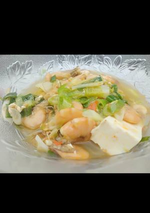 Foto resep Sundubu Jjigae (Sop Tahu Pedas Ala Korea)