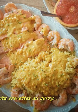 Une photo de Truites crevettes au curry au Cook Expert