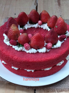 Foto resep Red Velvet Steamed Cake