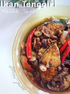 Gambar Ikan Tenggiri Masak Taucu Pedas#marathon raya#ikan
