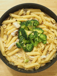奶油雞肉斜管麵 的食譜成品照片
