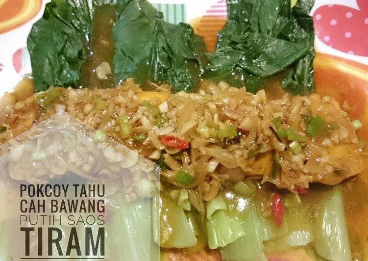 Pokcoy Tahu Cah Baput Saus Tiram