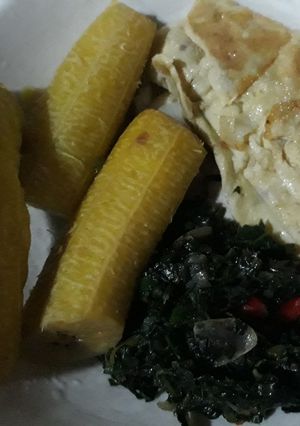 A picture of Boiled plantain.