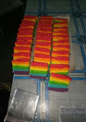 Foto resep Rainbowcake kukus
