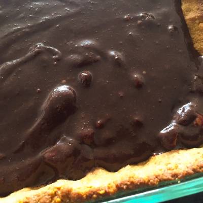 Pie de chocolate Receta de Yillian Crespo Hunck- Cookpad