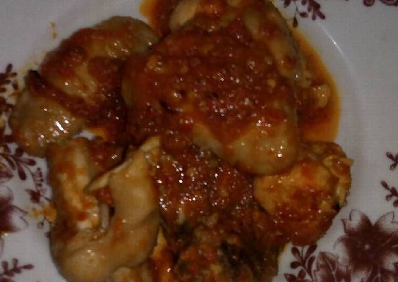 Ayam rica rica rice cooker