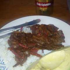 Una foto de Carne en Bistec