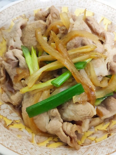 照燒洋蔥炒豬梅花 的食譜成品照片