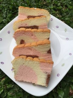 Foto resep Neapolitan Ogura Cake