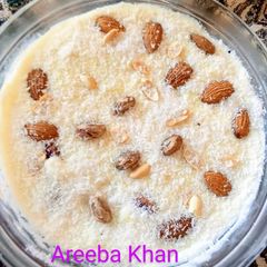 A picture of Homemade Maida Kheer.