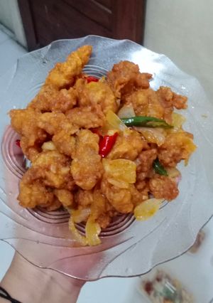 Foto resep Ayam krispi asam manis