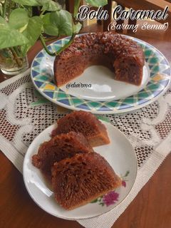 Foto resep Bolu Karamel Kukus (Sarang Semut) Anti Gagal