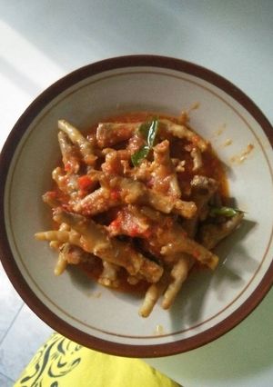 Foto resep Ceker Pedas Gula Merah