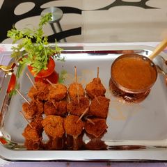 A picture of Mix veg sooji fritters.