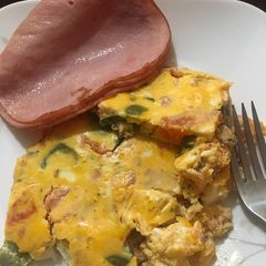 A picture of Eggs frittata.
