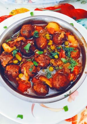 A picture of Winter special healthy masaledar Kathiyawadi undhiyu.