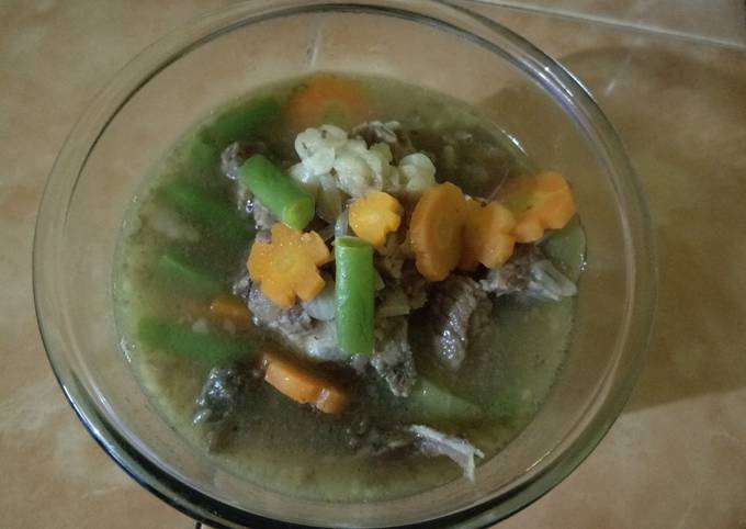 Cara Gampang Membuat Asem-asem daging sapi wortel buncis, Sempurna