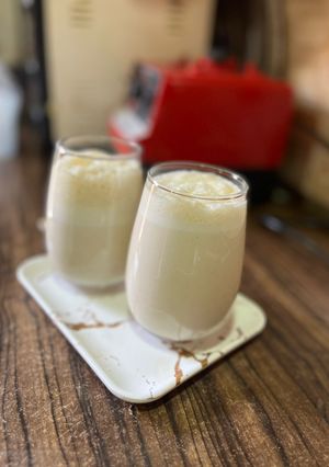 A picture of Garri smoothie.