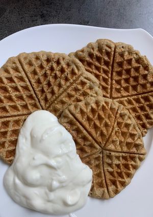 Kalóriaszegény banános zab gofri recept fotója