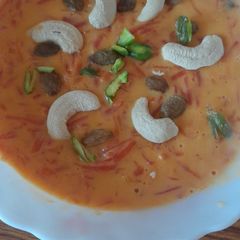 A picture of Carrot custard.