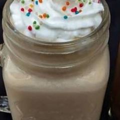 A picture of Parle G Chocolate Shake.