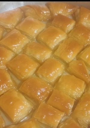 صورة لوصفة جلاش بالشربات