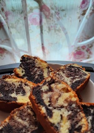 Foto resep Bolu Marmer Jadul