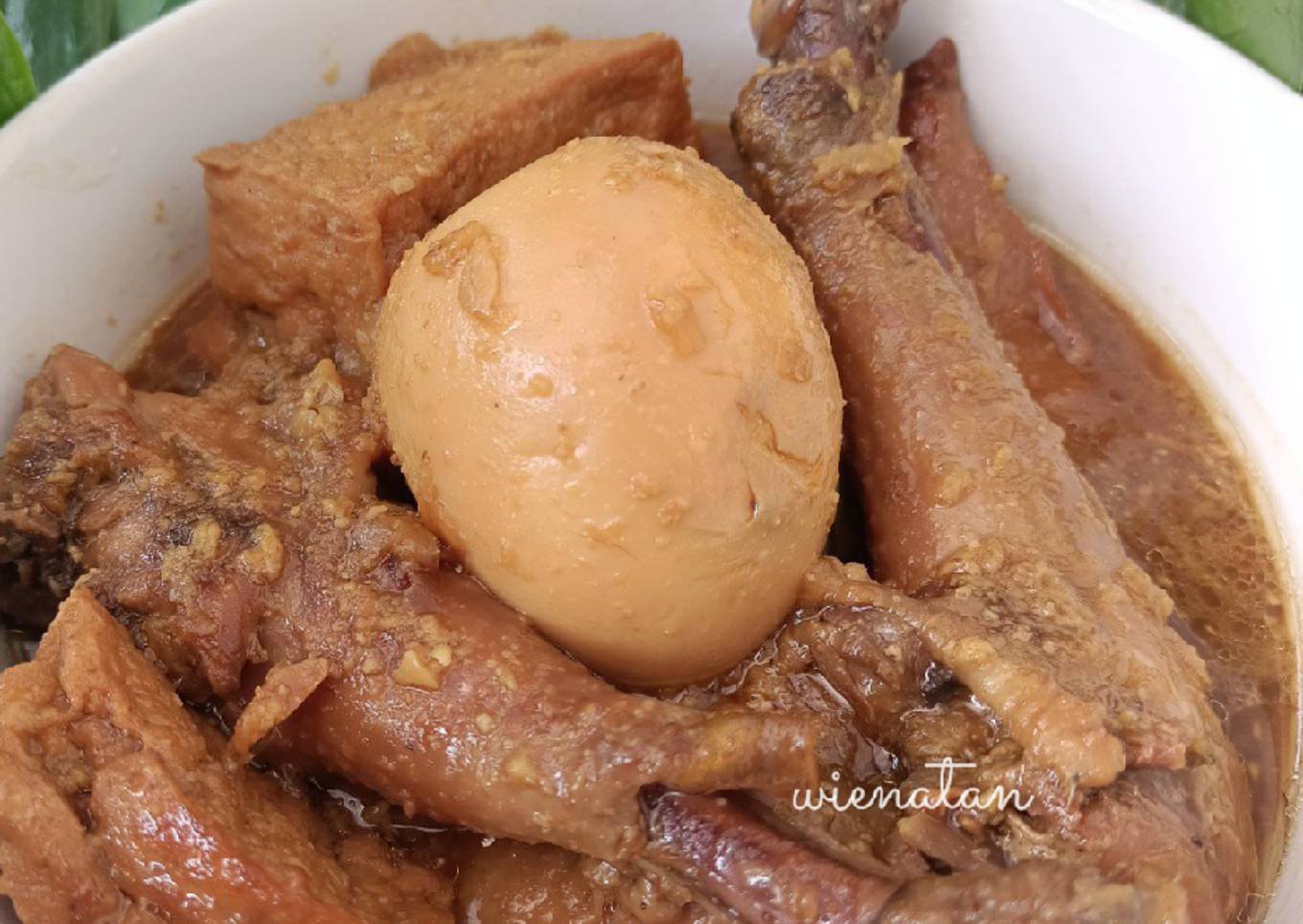 Semur Ayam Tahu Telur Kecap