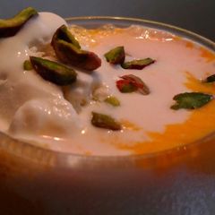 A picture of Dj's Mango Smoothie.