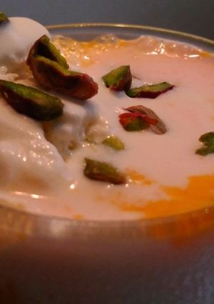 A picture of Dj's Mango Smoothie.