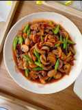 Tumis Jamur kancing Saus tiram
