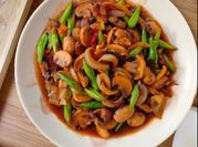 Gambar jamur kancing saus tiram