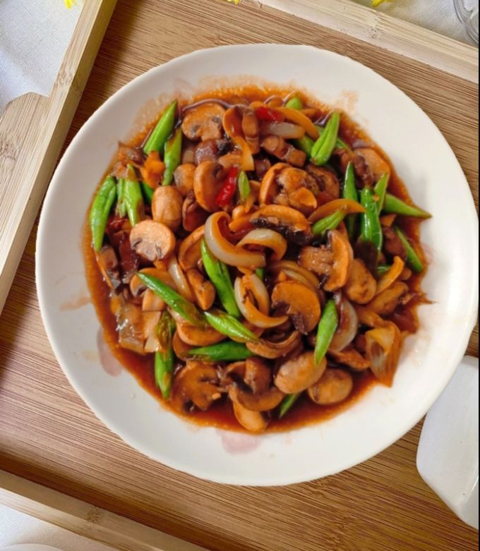 Foto resep Tumis Jamur kancing Saus tiram