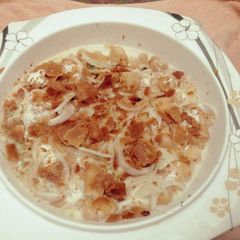 A picture of Dahi boondi chaat recipe.