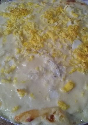 Una foto de Pastel de papas con lentejas