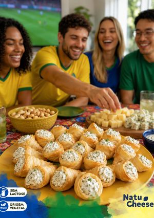 Foto de Canudinhos Recheados com Creme de Castanha de Caju NatuCheese